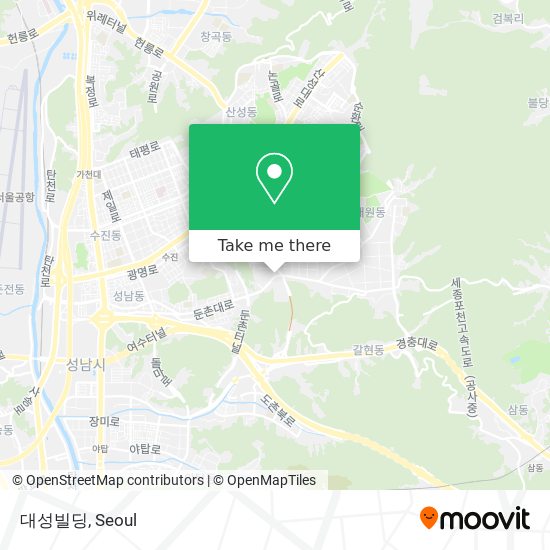 대성빌딩 map