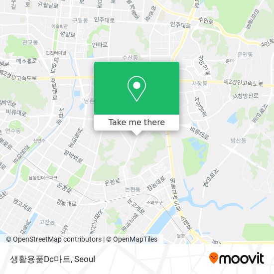생활용품Dc마트 map
