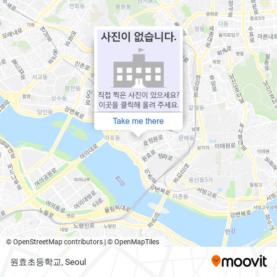 원효초등학교 map