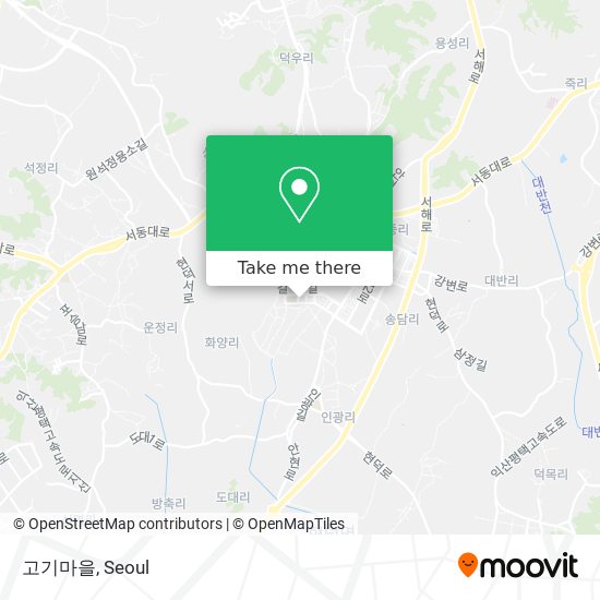 고기마을 map