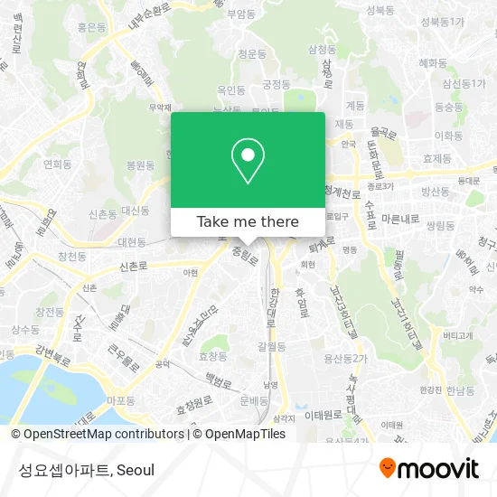 성요셉아파트 map