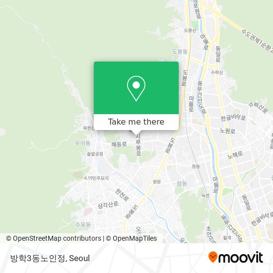 방학3동노인정 map