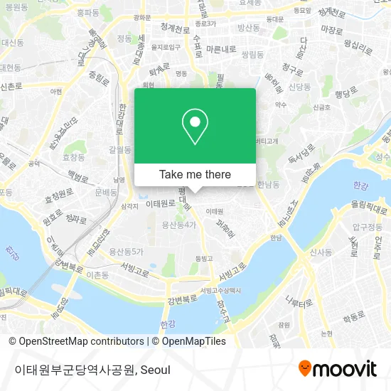 이태원부군당역사공원 map