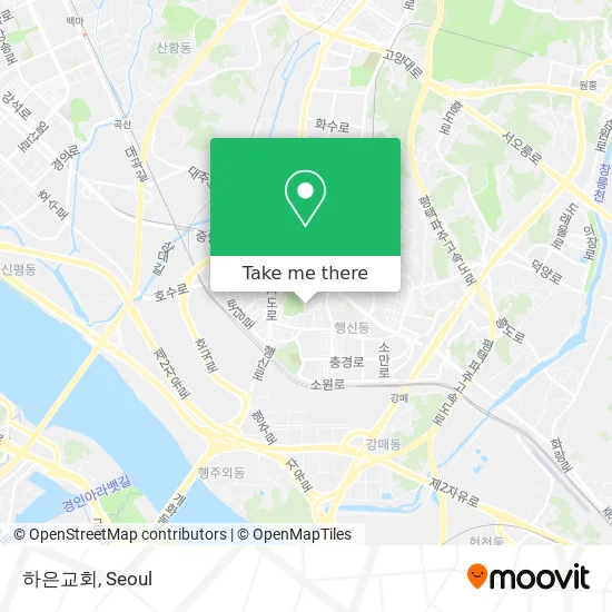 하은교회 map