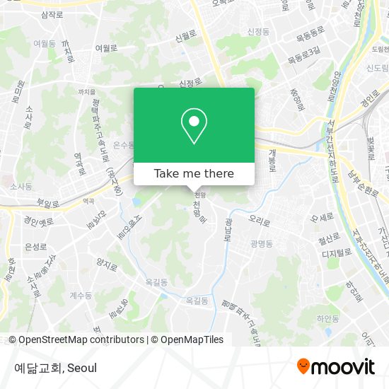 예닮교회 map