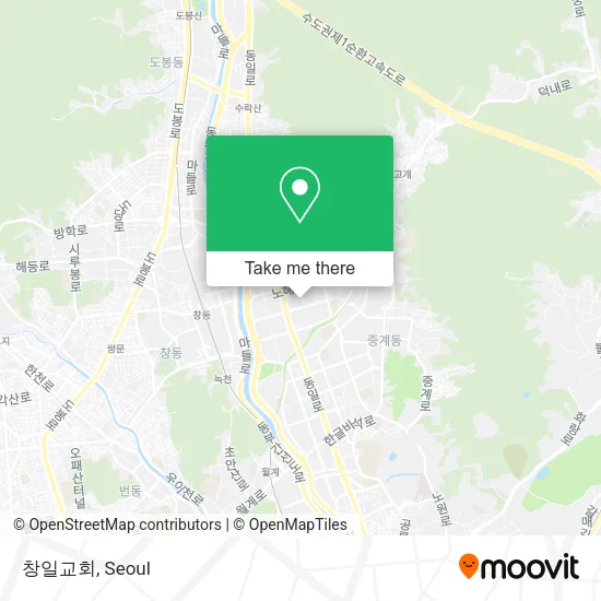 창일교회 map