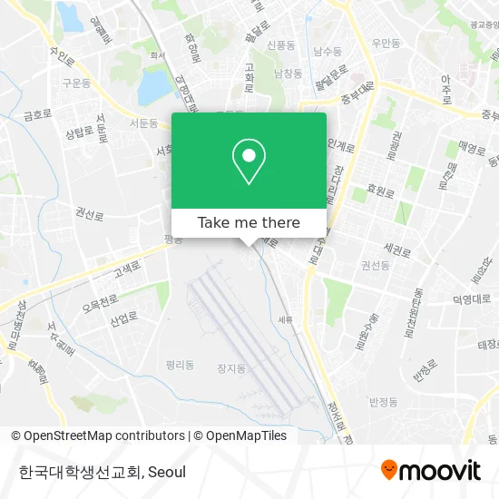 한국대학생선교회 map