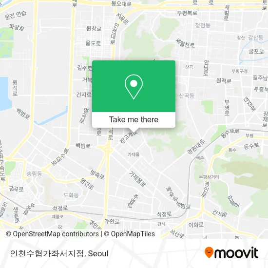 인천수협가좌서지점 map