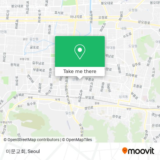 미문교회 map