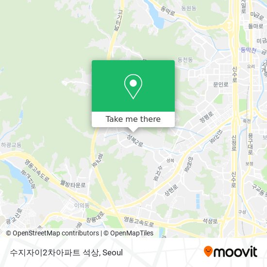 수지자이2차아파트 석상 map