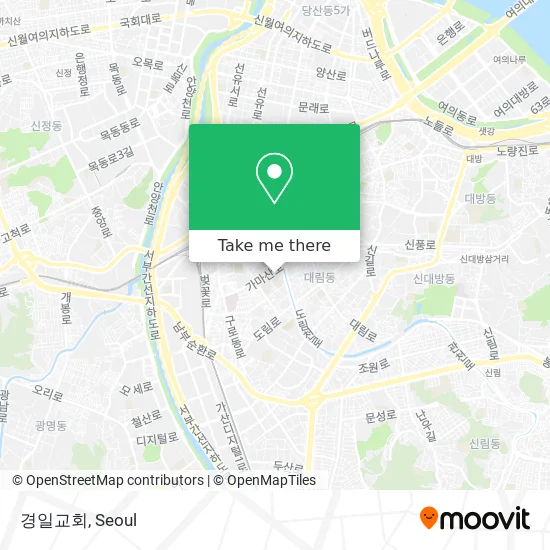 경일교회 map