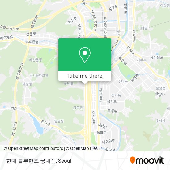 현대 블루핸즈 궁내점 map