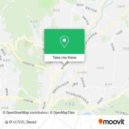 송우사거리 map