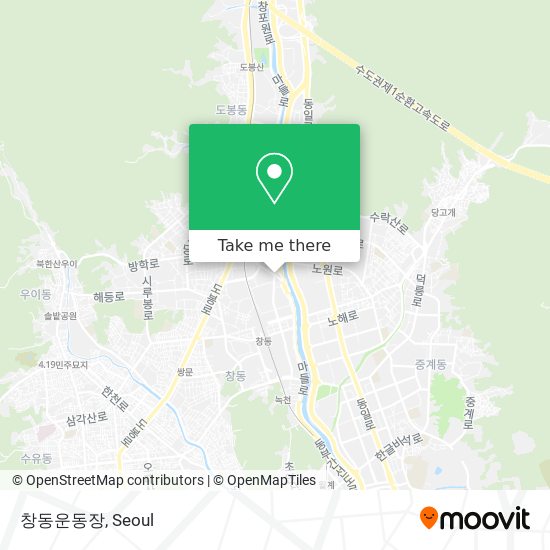 창동운동장 map