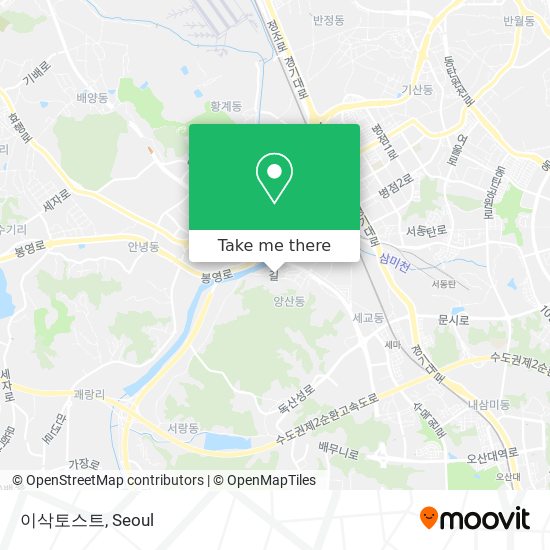 이삭토스트 map