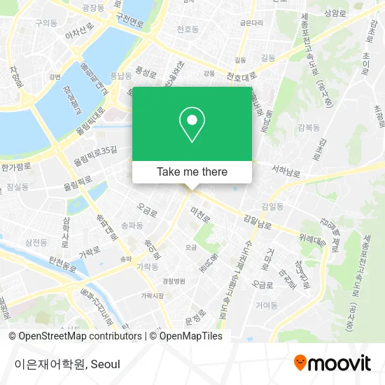 이은재어학원 map