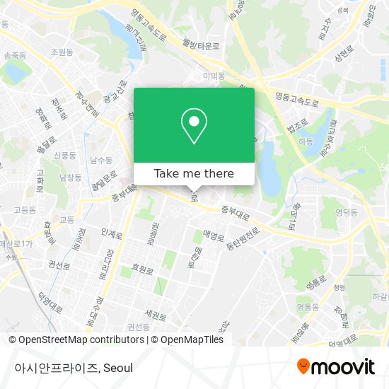아시안프라이즈 map