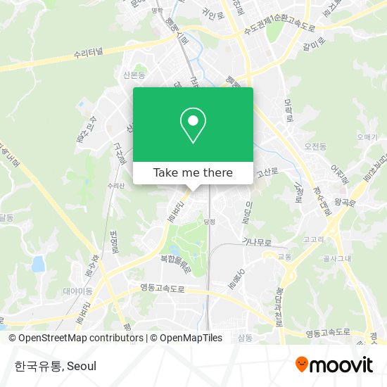 한국유통 map