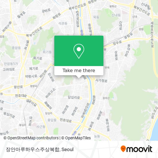 장안마루하우스주상복합 map