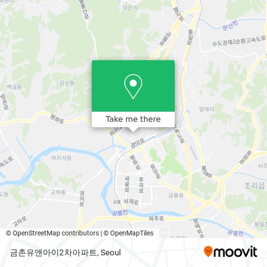 금촌유앤아이2차아파트 map