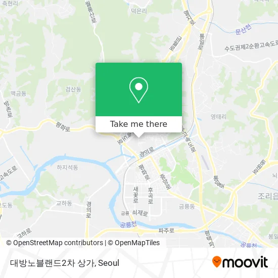 대방노블랜드2차 상가 map