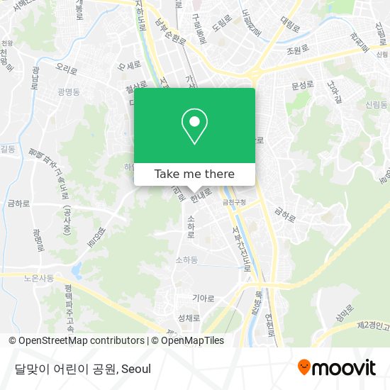 달맞이 어린이 공원 map