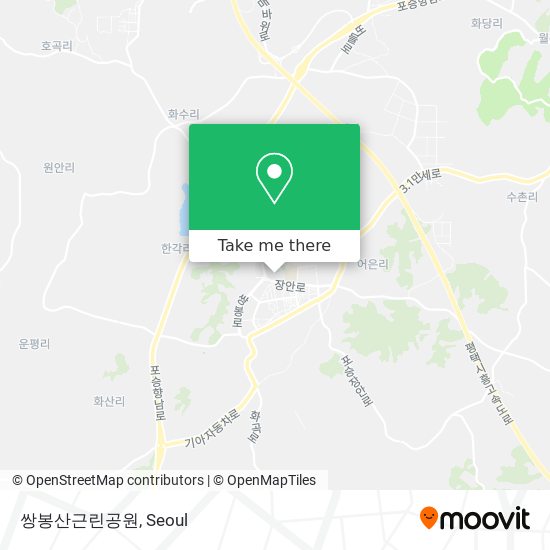 쌍봉산근린공원 map