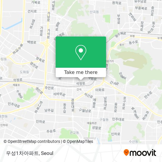 우성1차아파트 map