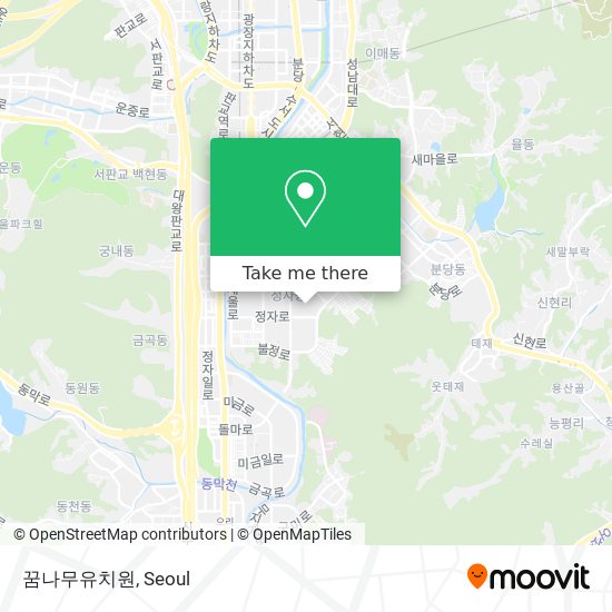 꿈나무유치원 map