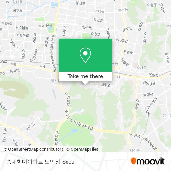 송내현대아파트 노인정 map