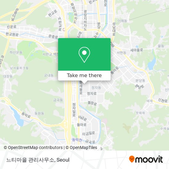 느티마을 관리사무소 map