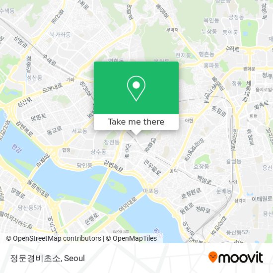 정문경비초소 map
