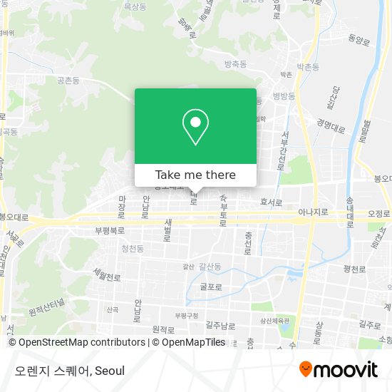 오렌지 스퀘어 map