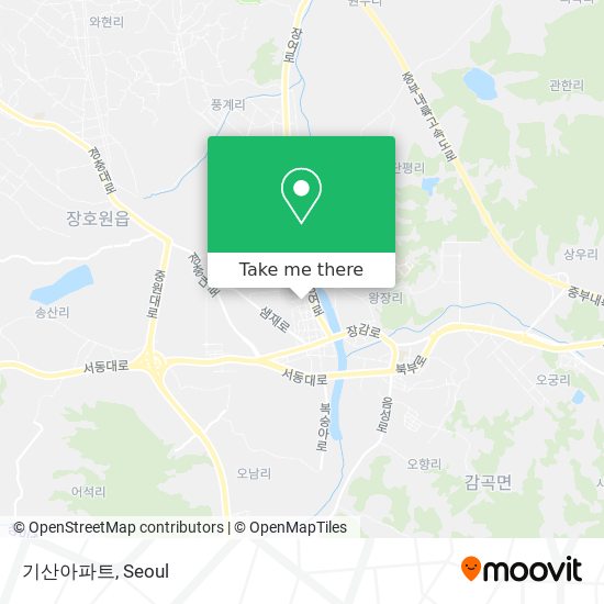 기산아파트 map
