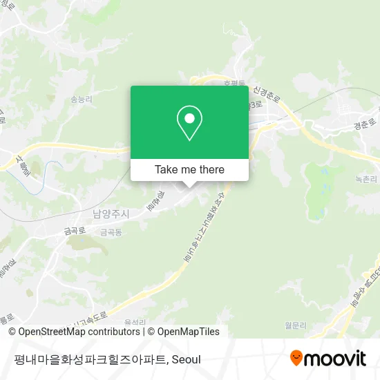 평내마을화성파크힐즈아파트 map