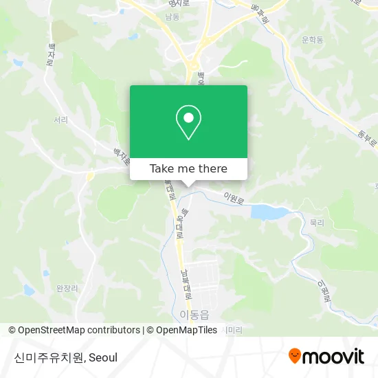 신미주유치원 map