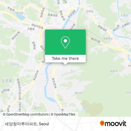 세양청마루아파트 map
