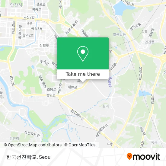 한국선진학교 map