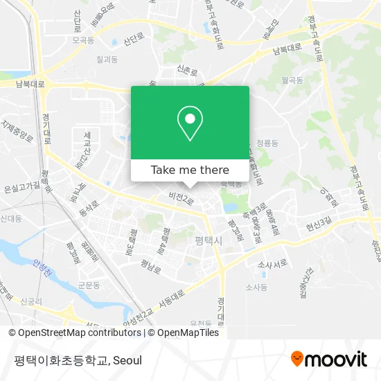 평택이화초등학교 map