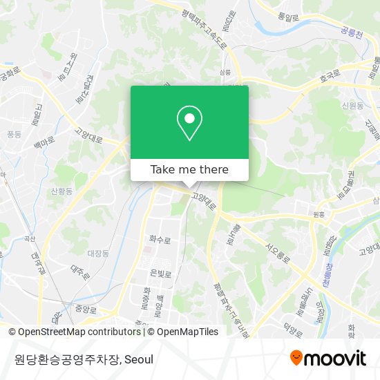 원당환승공영주차장 map