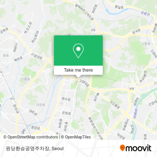 원당환승공영주차장 map