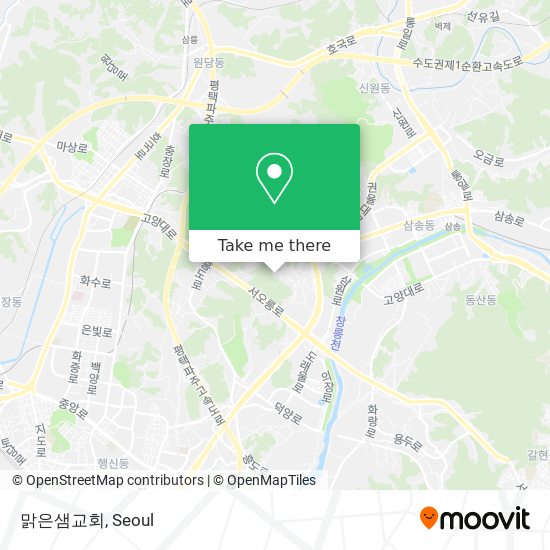 맑은샘교회 map
