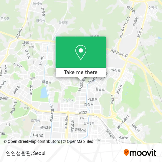 연연생활관 map