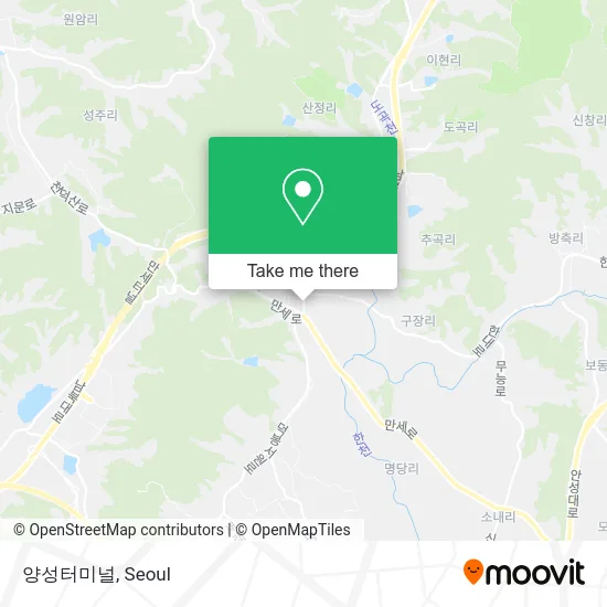 양성터미널 map
