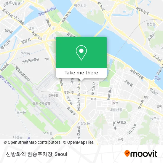 신방화역 환승주차장 map