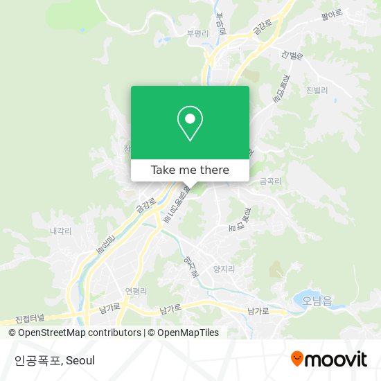 인공폭포 map