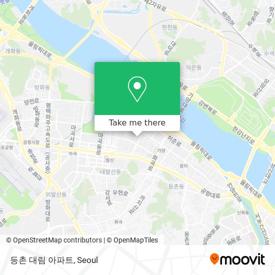 등촌 대림 아파트 map