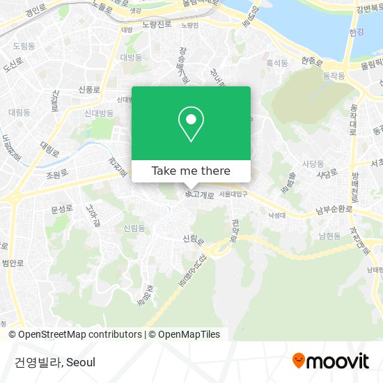 건영빌라 map