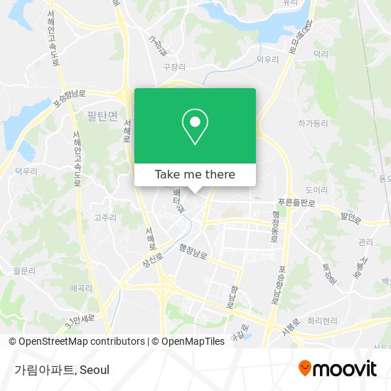 가림아파트 map