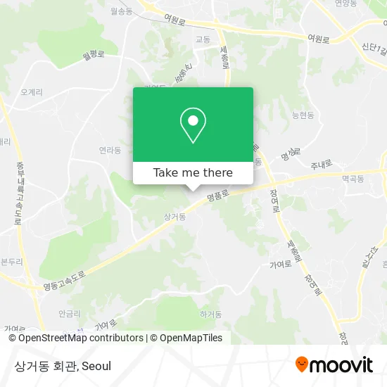 상거동 회관 map